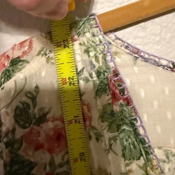 LoveShackFancy Cream Floral Blouse - Picture 8 of 8